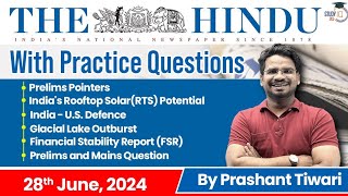 The Hindu Analysis By Prashant Tiwari  28 June 2024  Current Affairs Today  StudyIQ IAS [upl. by Ahtnicaj]