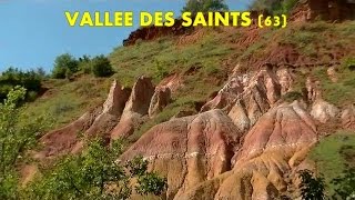 VALLEE des SAINTS Puy de Dôme  Cheminées de Fées [upl. by Acisset]