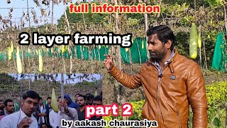 2 leyar farming  multilayer farming  aakash chaurasia video [upl. by Foulk]