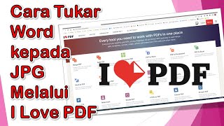 Cara Tukar Fail Word kepada JPG I How to Convert Word Files to JPG [upl. by Shurlocke751]