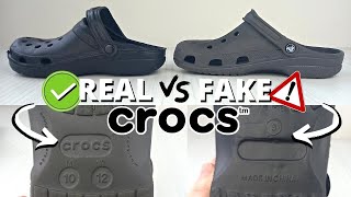 5 Ways To Spot FAKE CROCS Fast Real vs Fake Crocs [upl. by Nnaear793]