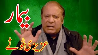 Nawaz Sharif Funny Speech بیمار Funny Azizi Totay Punjabi Dubbing by Ali Azizi [upl. by Surtimed67]