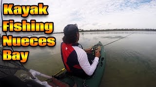 Kayak Fishing Corpus Christi  Nueces Bay [upl. by Byrann]