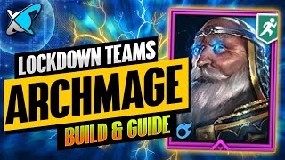 quotLOCKDOWNquot Archmage Hellmut Build Guide amp Masteries  Best Epic Champions  RAID Shadow Legends [upl. by Adlecirg]