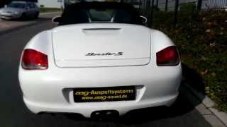 Sportauspuff Porsche Boxster S 987 Facelift by asgsound [upl. by Yengac76]