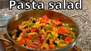 How to make Delicious Pasta Salad [upl. by Terencio]