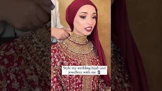 Style wedding bride hijab and jewellery [upl. by Agee]