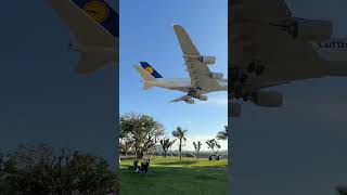 lufthansa losangeles boeing a380 a380lovers laxairport youtubeshorts cr7 jakepaul mrbeast [upl. by Hibben]