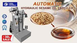 Sesame Seed Oil PlantSesame Oil Processing MachineSesame Oil Extraction MachineOil Expeller [upl. by Pinchas]