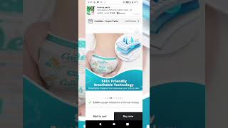 Cuddles baby diaper good product low priceofferprice deliverynow youtubeshorts shortvideo [upl. by Heyward]