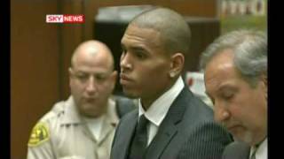 Chris Brown Sentenced For Beating Up Rihanna [upl. by Ardnaet]