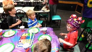 Alexs birthday party at Chuck E Cheese [upl. by Asilef]