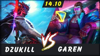 Dzukill  Yone vs Garen TOP Patch 1410  Yone Gameplay [upl. by Atiloj751]