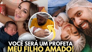 Esposo de Fabíola Melo profetiza sobre filho e emociona seguidores [upl. by Massarelli960]