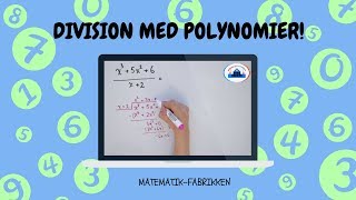 Algebraisk Lang Division Polynomier [upl. by Natala681]