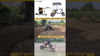 VIS 135E AGRICART 9HP DIESEL BIKE WEEDER WORKING VIDEOCAN NORMAL WEEDER ALSO [upl. by Beaston]