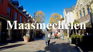 Maasmechelen Village Outlet Belgium 🇧🇪 City Walk Tour [upl. by Ahsilram]