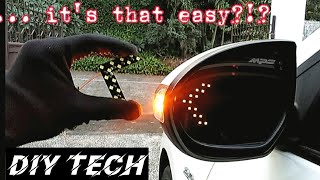 LED Arrow Turn Signal Lights Installation on a Mazda 3 [upl. by Nedla677]