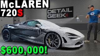 How To Prep A 600000 McLaren For A Car Show [upl. by Ngo]