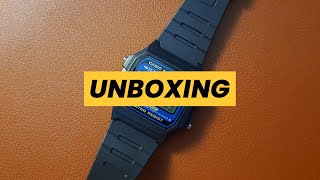 Unboxing the Casio F105W The Retro Watch with a Bright Upgrade  Perfect EDC Watch  Philippines [upl. by Zednanref]