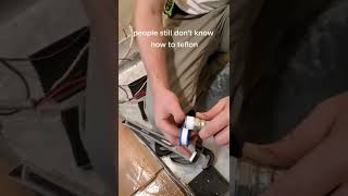 How to apply teflon tape shorts [upl. by Aynotahs]