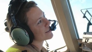 Interview With A Female C17 Globemaster III Pilot [upl. by Odetta752]