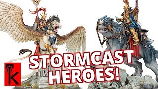 AVENTIS FIRESTRIKE amp ASTREIA SOLBRIGHT NEW STORMCAST HEROES amp MODELS Warhammer AoS [upl. by Anders92]