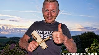 Survival Weltrekord Feuerbohren world record bow drill 507 sec [upl. by Atalya]