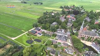 Broek in waterland from above quotThe beauty of waterlandquot Drone shots [upl. by Annwahs358]