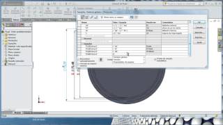 EVOLVENTE ENGRENAGEM CILÍNDRICA DE DENTES RETOS SOLIDWORKS [upl. by Yennej]