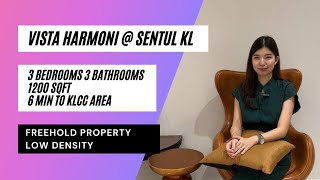 Vista Harmoni  Sentul【Showroom Tour】 1200sqft  3 Beds 3 Baths  Melodii Channel [upl. by Sair733]