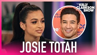 Josie Totah Says Saved By The Bell CoStar Mario Lopez Doesnt Age [upl. by Enuahs]