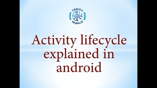 Activity lifecycle explained in android [upl. by Anauq846]