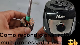 Como recondicionar rotor processador oster [upl. by Aicilas313]