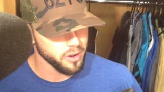 Mike Moustakas describes his fall into a dugout suite quotI was crowdsurfingquot [upl. by Tiana]