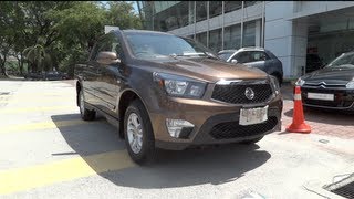 2012 Ssangyong Actyon Sports StartUp and Full Vehicle Tour [upl. by Leizahaj]