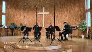 Osmosis saxophone quartet performs Hellenic music in Estonia [upl. by Novehs]