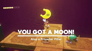 LOST KINGDOM MOONS walkthrough Super Mario Odyssey  10 Lost Kingdom moons [upl. by Huba222]