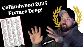 COLLINGWOOD AFL 2025 FIXTURE Let’s discuss [upl. by Durrell545]