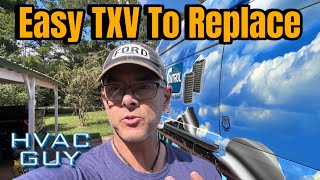 Replacing A Failed Goodman TXV hvaclife hvacguy hvactrainingvideos [upl. by Jacobba]