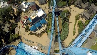 Griffon front seat onride HD POV 60fps Busch Gardens Williamsburg [upl. by Aekerly]