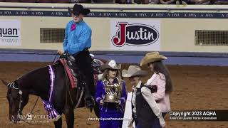 2023 Western Pleasure 1418  AQHYA World Championship Show [upl. by Moreville]