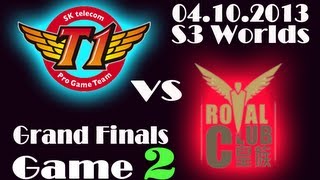 SKT T1 vs RYL  SK Telecom T1 vs Royal Club Game 2  Finals of Season 3 World Championship  S3 VOD [upl. by Aisatna]