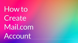 How to create Mailcom Account [upl. by Adnimra14]