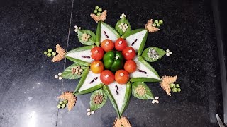 Annkoot Rangoli  Poshan Maah Special Grains amp Vegetables Rangoli Poshanmaah Activities By Anju [upl. by Ahsennek]