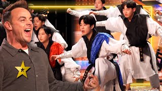 UNBELIEVABLE Martial Arts Audition Wins The Golden Buzzer on Britains Got Talent [upl. by Hedva]