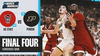 Purdue vs NC State  Final Four NCAA tournament extended highlights [upl. by Cartie]