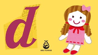 Letter D  Learn the Alphabet D  Kids Learning Videoaturaab [upl. by Derfliw]