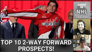 Top 10 NHL TwoWay Forward Prospects  2024 Offseason Edition [upl. by Delaryd]