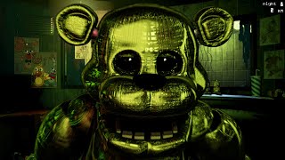 FNAF 3 Deluxe Edition  All Jumpscares Extra Custom Night [upl. by Ban]